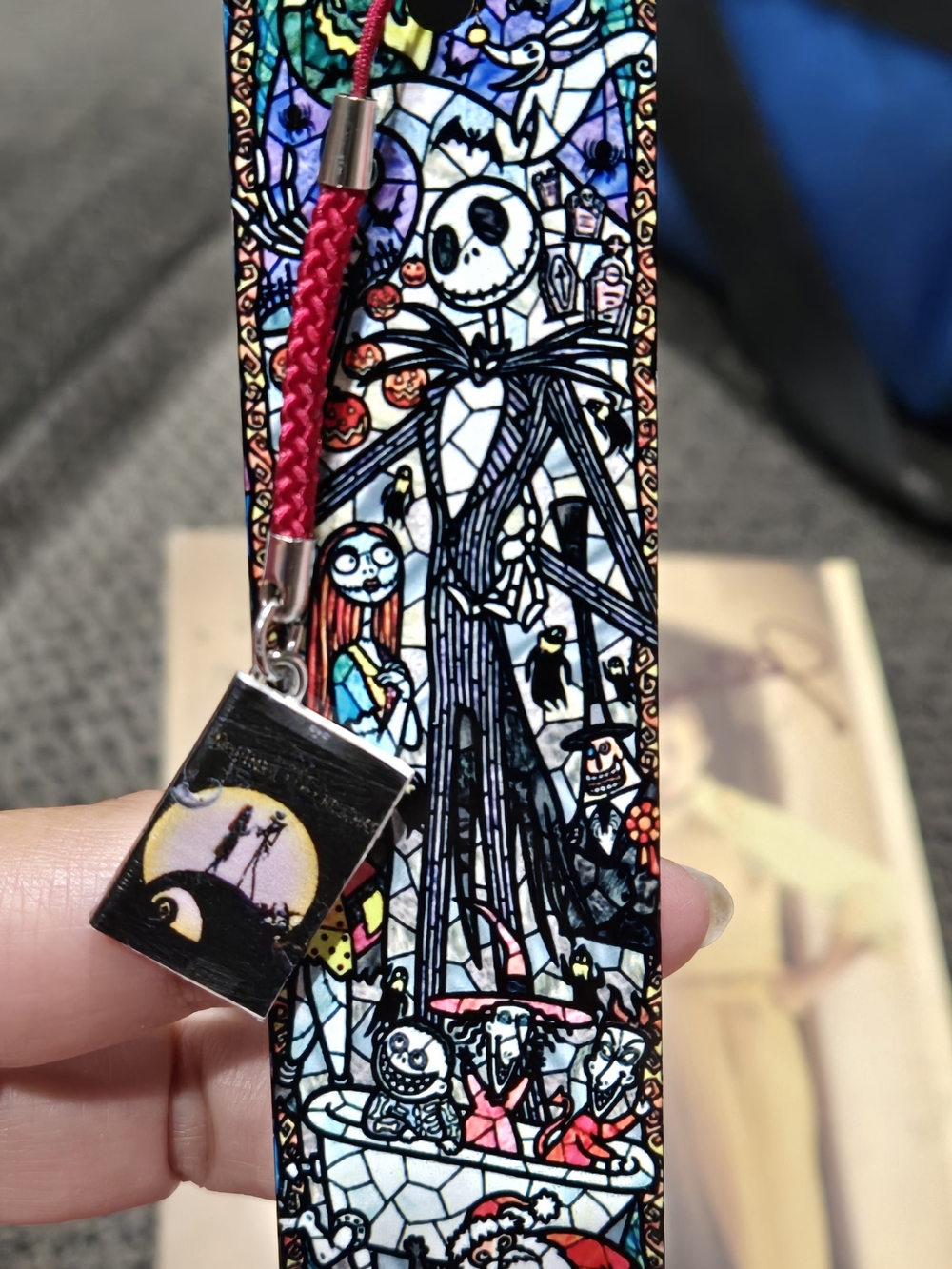 Disney Nightmare Before Christmas Jack Skellington Metal Bookmark MINI Book